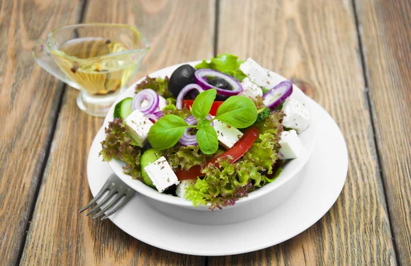 Greek salad — Stock Photo, Image