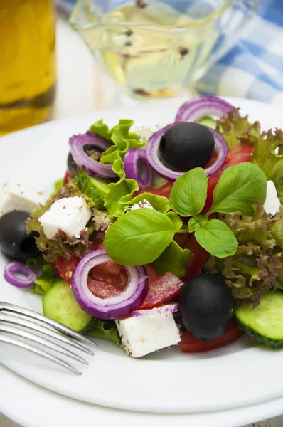 Grekisk sallad — Stockfoto