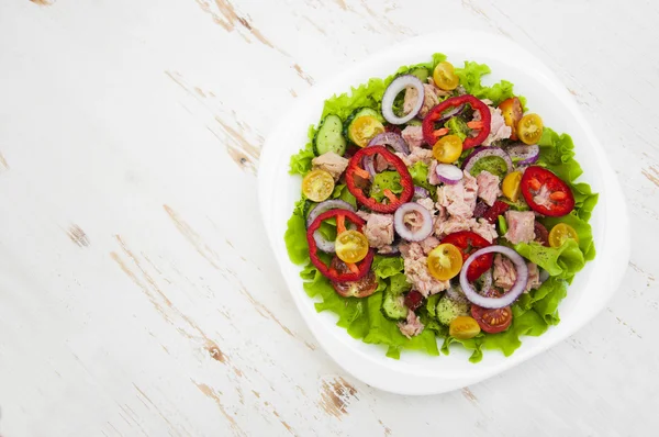 A colorful tuna salad — Stock Photo, Image