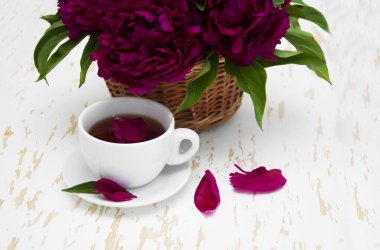 Peonies çay