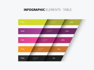 infographics tablo tasarımı