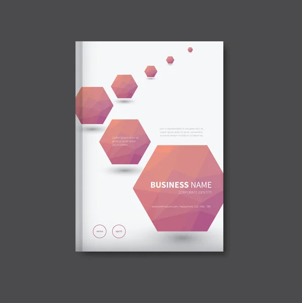Дизайн брошур для бізнесу — стоковий вектор