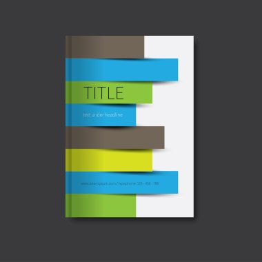 kitap tasarımı kapak şablonu