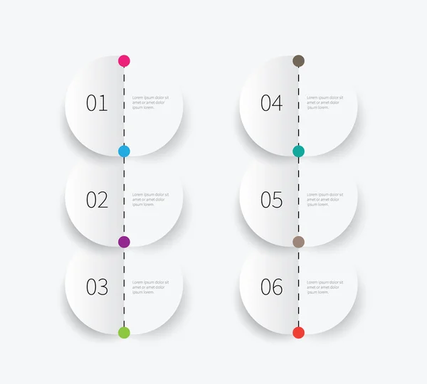 vektör Infographic rapor