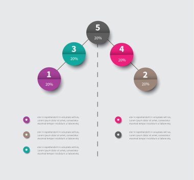 Infographic ok şablonu