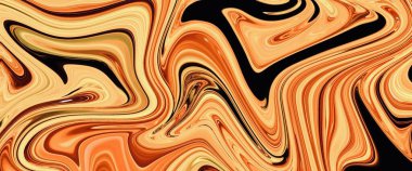 Soyut turuncu mermer arka plan, pazarlama için lüks el çizimi, duvar kağıtları için dekoratif yağ grafiği, sıvı sıvı doku