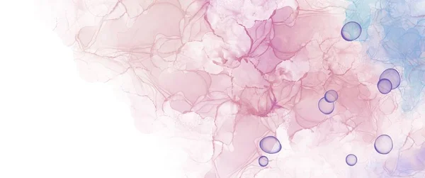 Fondo Tinta Alcohol Elegante Con Burbujas Colores Elementos Diseño Degradado — Foto de Stock