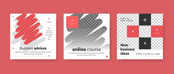 Yaratıcı iş dünyası sosyal medya paylaşımları kare biçiminde ve fotoğraf için uygun bir yerde. Dijital pazarlama için Instagram ve facebook şablonları