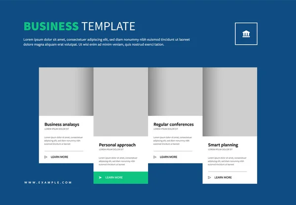 Business Instrumentpanel Infographic Layout Ren Och Redigerbar Företagsgrafik — Stock vektor