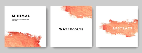 Soyut turuncu grunge desenli sosyal medya şablonları, modern vektör instagramı ve iş için facebook şablonları, reklam için yaratıcı web pankartları