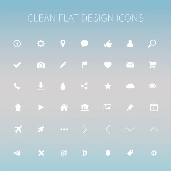 Temiz webdesign Icons set 