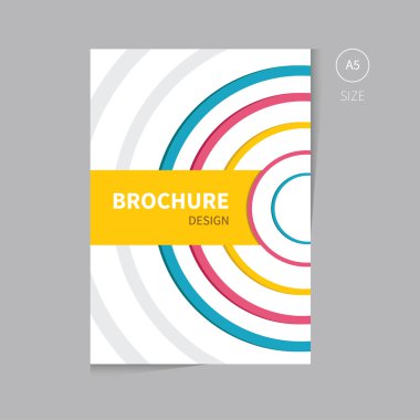 Vektör broşür el ilanı şablonu tasarım