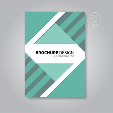 Broşür el ilanı şablonu tasarım a5 boyutu