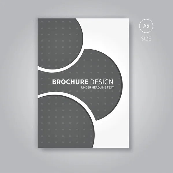 Modelo de folheto de brochura limpa para design de livros —  Vetores de Stock