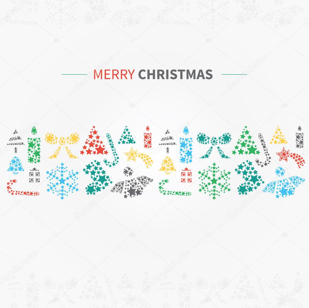 vector Christmas background xmas elements