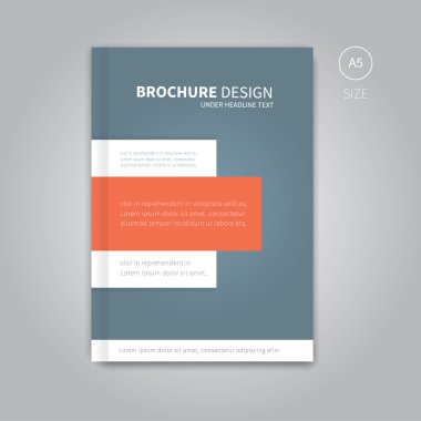 Modern vektör broşür düzen kapak