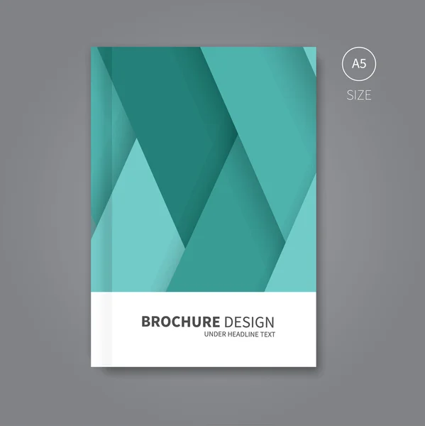 Vektor Buch Cover Vorlage Design — Stockvektor