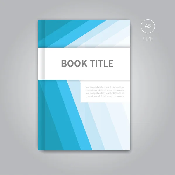 Diseño de plantilla de cubierta de libro vectorial — Vector de stock