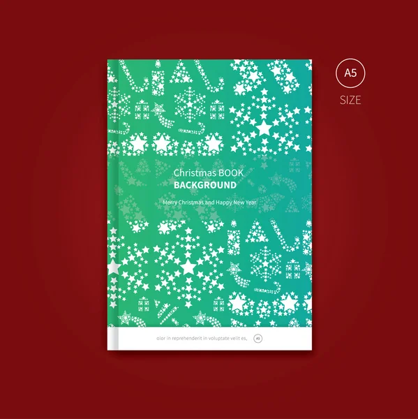 Christmas brochure template — Stock Vector