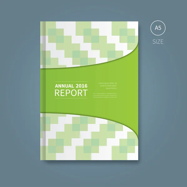 modern faaliyet raporu için kitap şablonu 