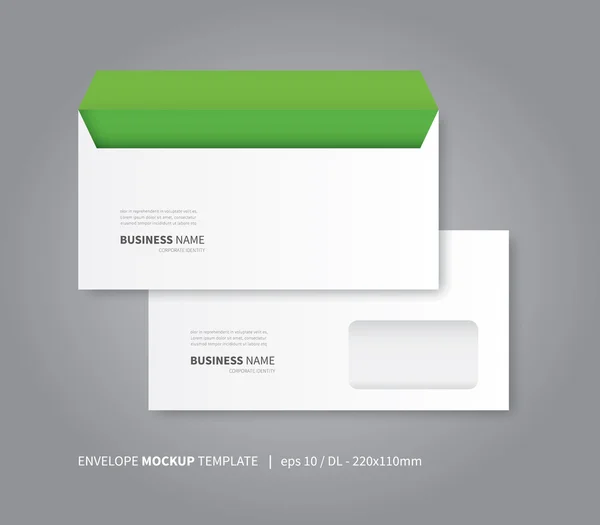 temiz zarf mockup tasarım