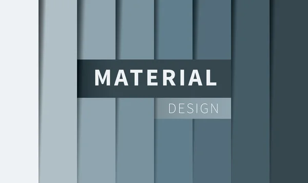 Modernes Material Design Hintergrund — Stockvektor