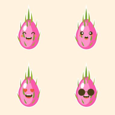 Kawaii tarzında sevimli çizgi film karakteri. T-shirtler, çıkartmalar, posterler, kartlar için S-Design. Renk arkaplanındaki vektör illüstrasyonu