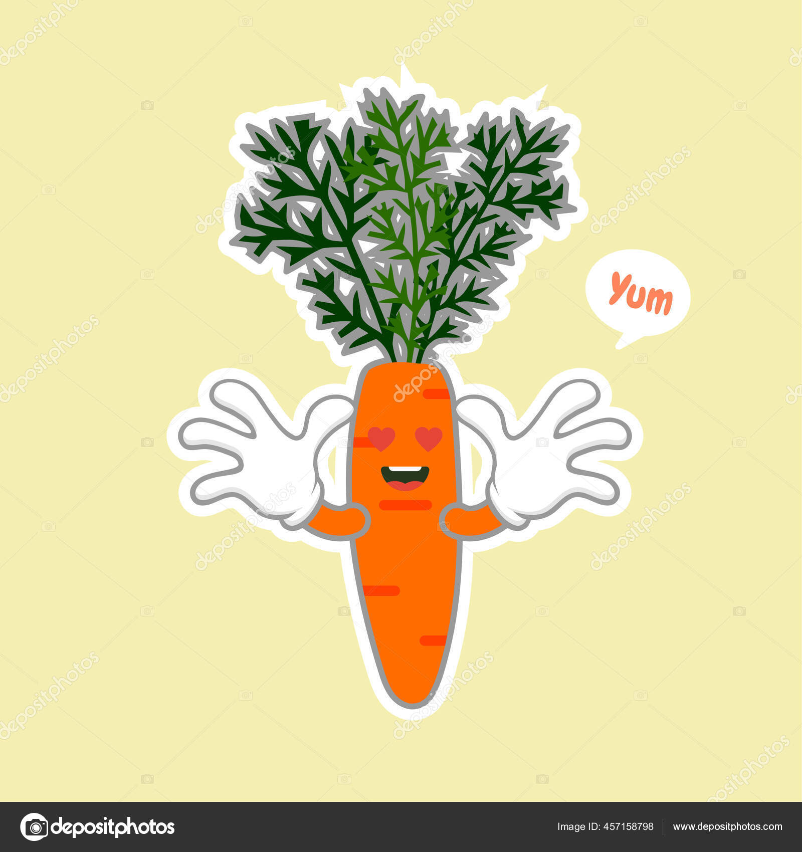 Desenho animado design de vegetais alimentos saudáveis vetor(es
