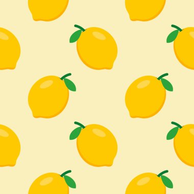 limonsuz desensiz düz tasarım vektör çizimi