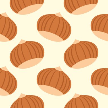 Fındıksız düz desenli düz tasarım vektör çizimi