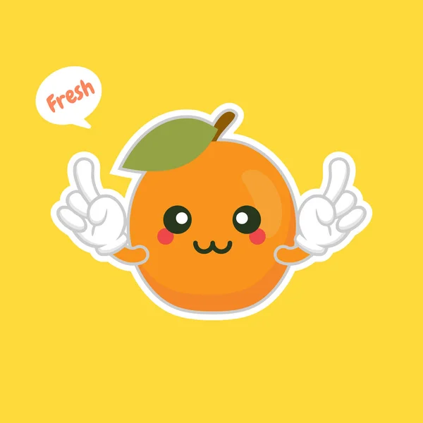 Abricot Fruits Émotion Caractères Emoji Pour Conception Des Aliments Sains — Image vectorielle