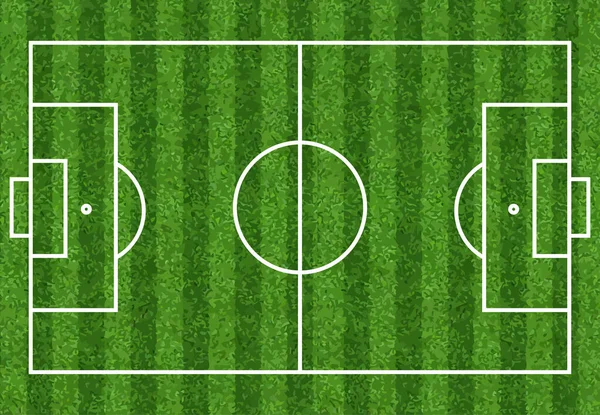 Fútbol Campo Fútbol Vector Ilustración Mesa Entrenador Para Presentación Táctica — Archivo Imágenes Vectoriales