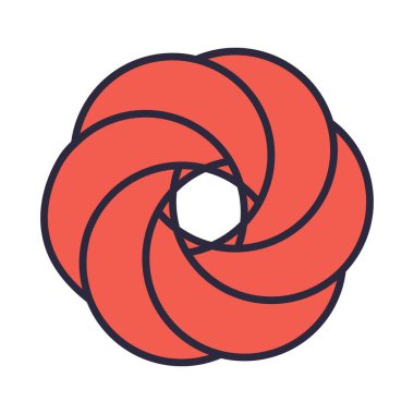 Logo ve amblem için vektör şekli, vektör illüstrasyonu