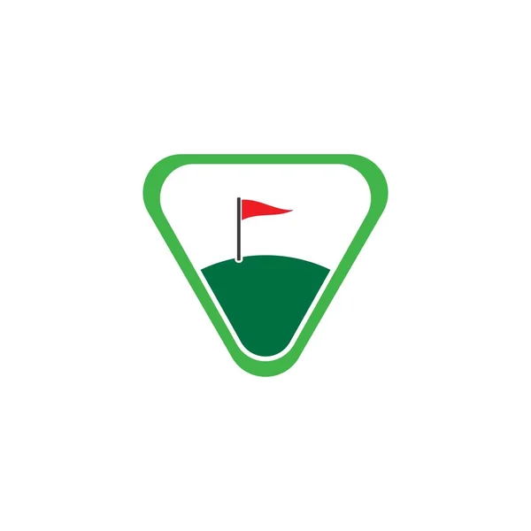 Golf Logo Szablon Wektor Ilustracji Projekt Ikony — Wektor stockowy