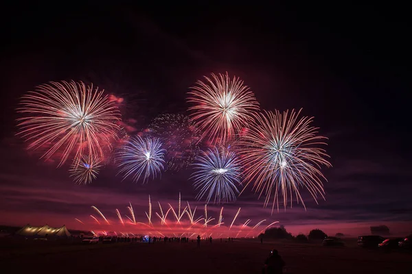 Een Menigte Mensen Kwam Naar Het Festival Een Festival Van — Stockfoto