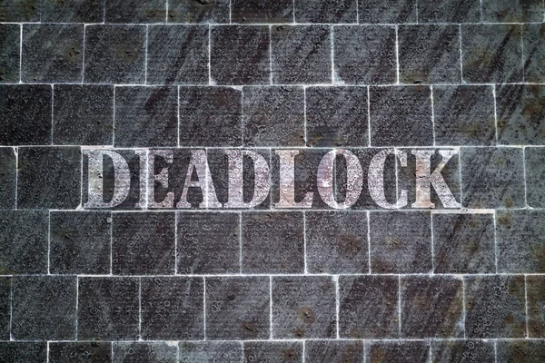 Palabra única Deadlock — Foto de Stock