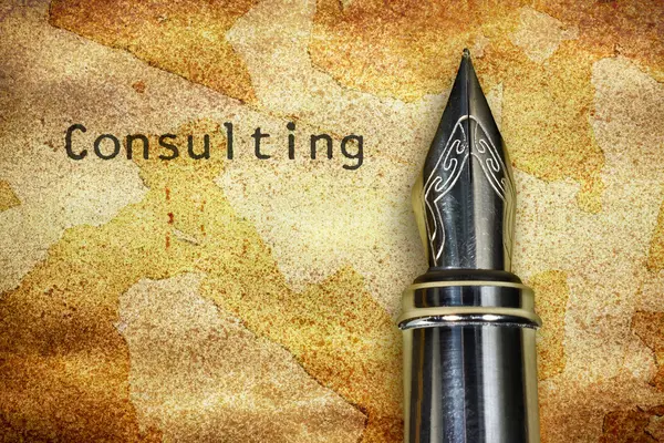 Pen and word Consulting — Stock Photo, Image