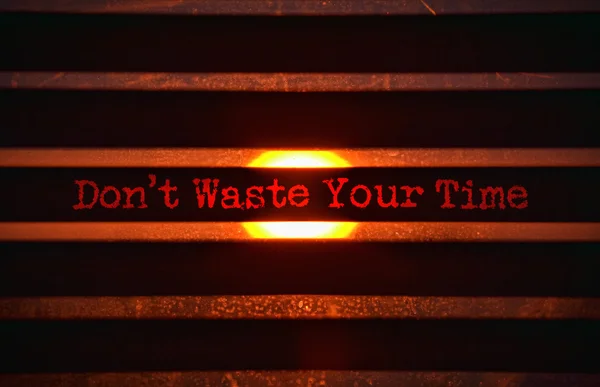No pierdas el tiempo — Foto de Stock