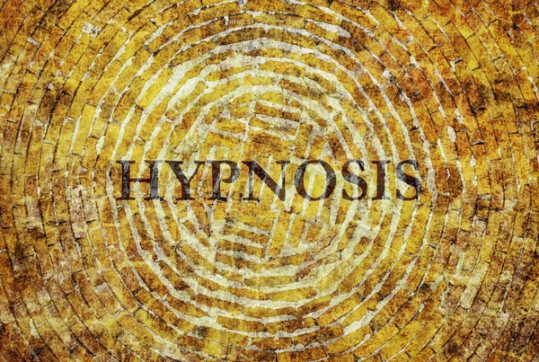 Palabra única Hipnosis — Foto de Stock