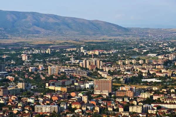 Stadtbild von Skopje — Stockfoto