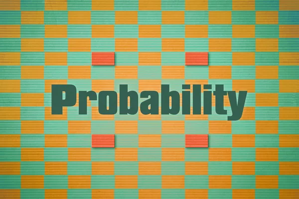 Single word Probability — Stock Photo, Image