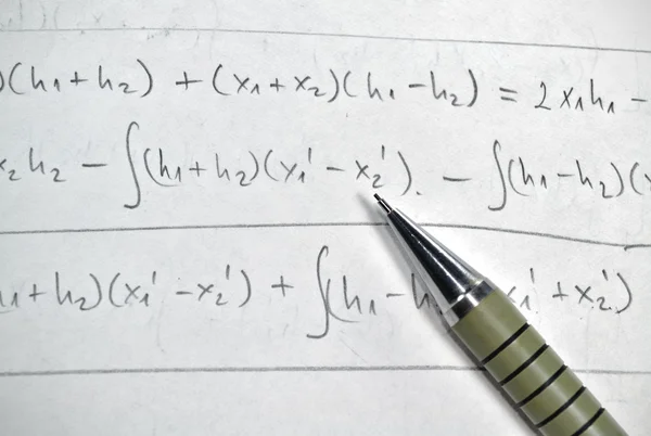 Resolver las matemáticas —  Fotos de Stock