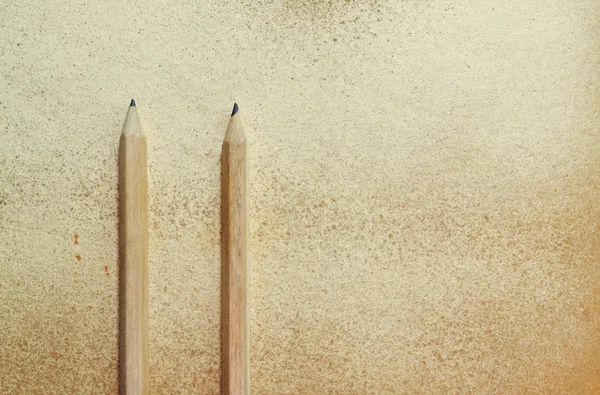 Dwa ołówki — Zdjęcie stockowe