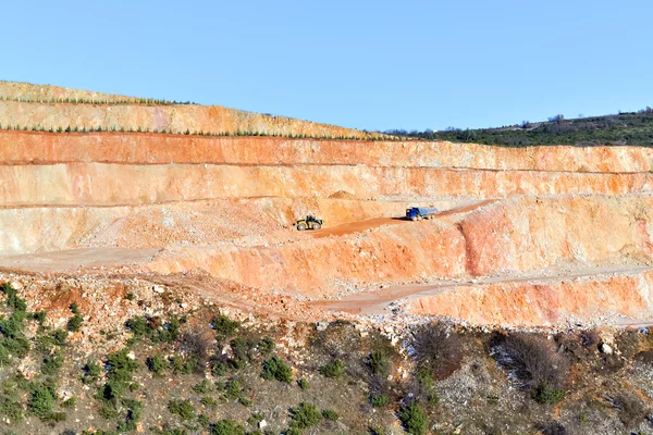 Quarry and digger — Stock Photo, Image