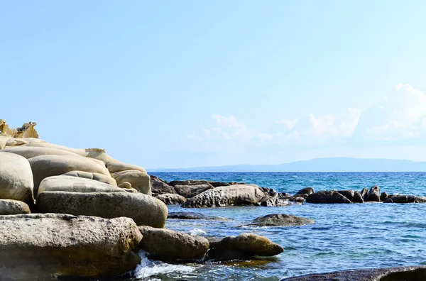 Rocas costeras ovaladas A — Foto de Stock