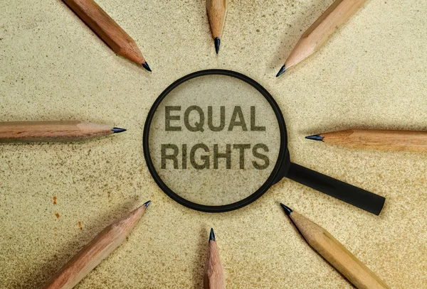 동등한 권리 — 스톡 사진