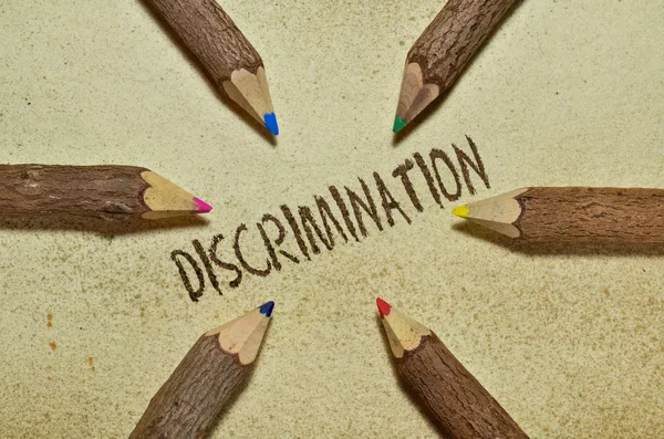 Discriminación — Foto de Stock