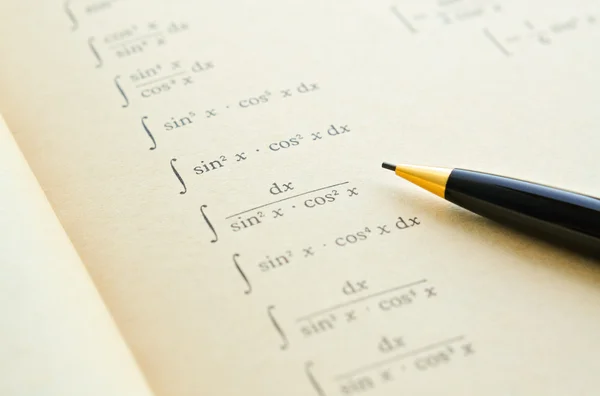Matematika könyv — Stock Fotó