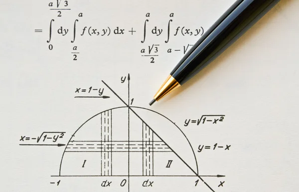 Libro de matemáticas —  Fotos de Stock