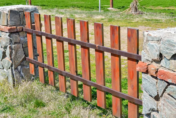 Wooden fence — Stock Photo, Image